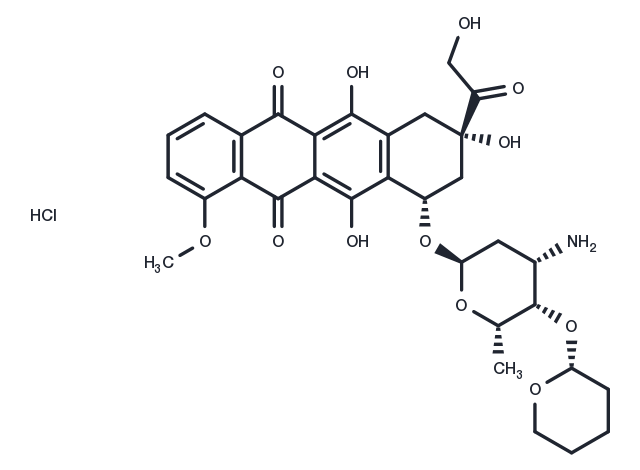Pirarubicin HCl Chemical Structure