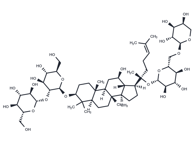 Ginsenoside Rb2 Chemical Structure