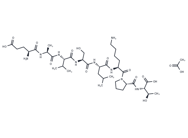 PKCε Inhibitor Peptide acetate Chemical Structure
