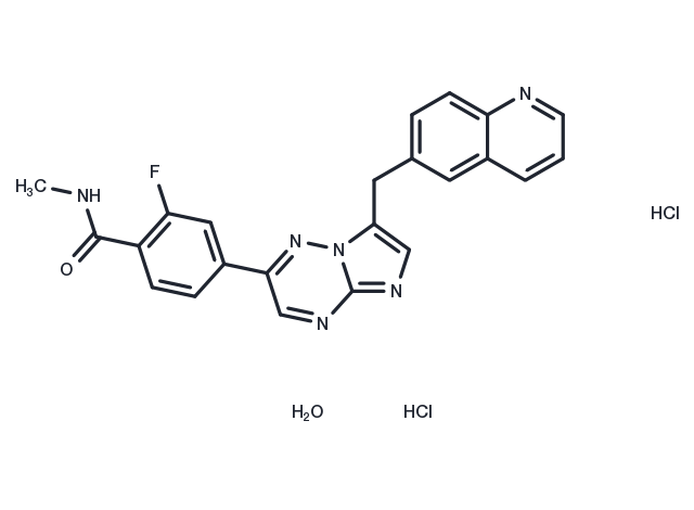 Capmatinib 2HCl.H2O Chemical Structure