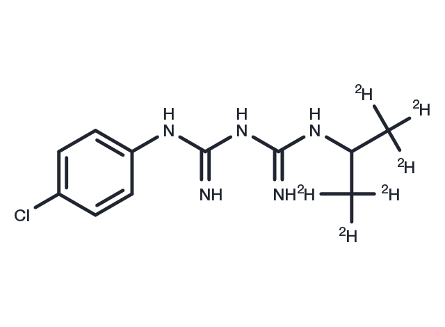 Proguanil D6 Chemical Structure