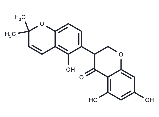 Licoisoflavanone Chemical Structure