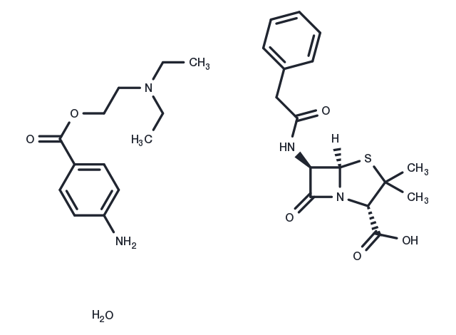 Penicillin G Procaine Chemical Structure