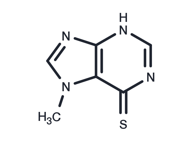 7-Methyl-6-mercaptopurine Chemical Structure