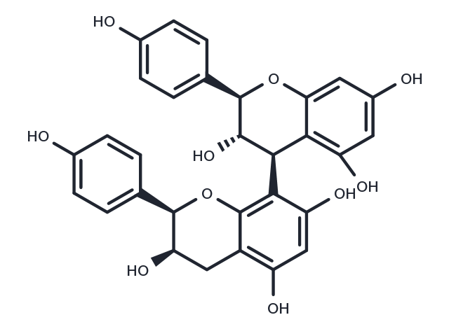 Afzelechin-(4α→8)-epiafzelechin Chemical Structure