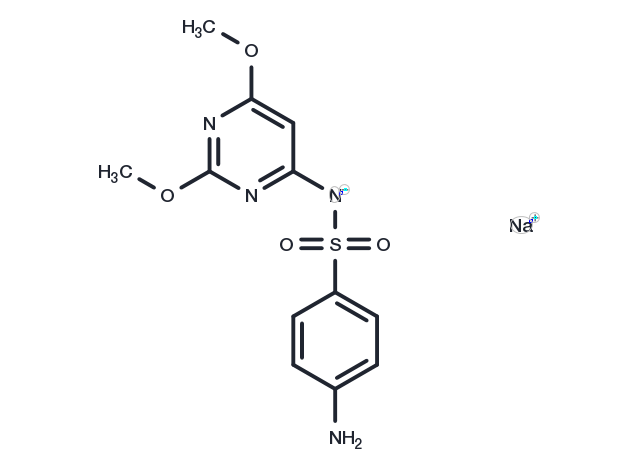 SulfadiMethoxine sodium Chemical Structure