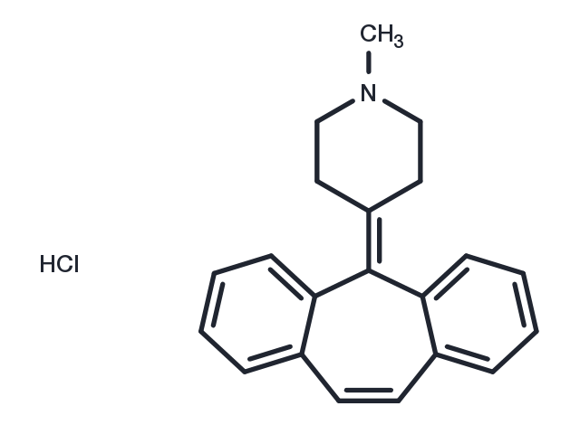 Cyproheptadine hydrochloride Chemical Structure
