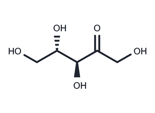 Ribulose, L- Chemical Structure