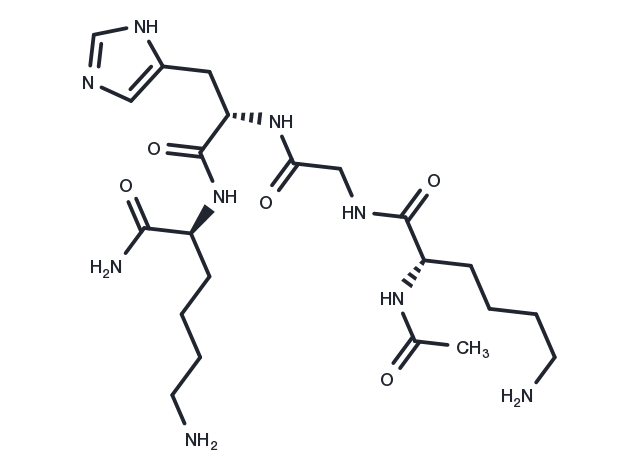 Acetyl tetrapeptide-3 Chemical Structure