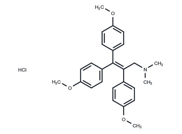 Aminooxytriphene hydrochloride Chemical Structure
