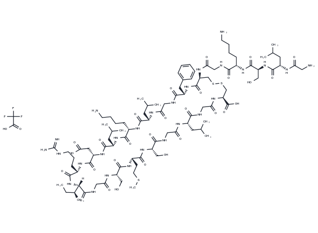 C-Type Natriuretic Peptide (CNP) (1-22), human TFA Chemical Structure