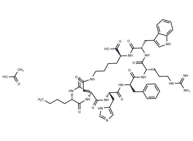 Bremelanotide Acetate Chemical Structure