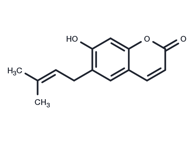 Demethylsuberosin Chemical Structure