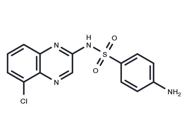 Chloroquinoxaline sulfonamide Chemical Structure
