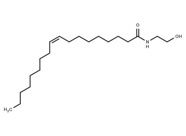 Oleoylethanolamide Chemical Structure