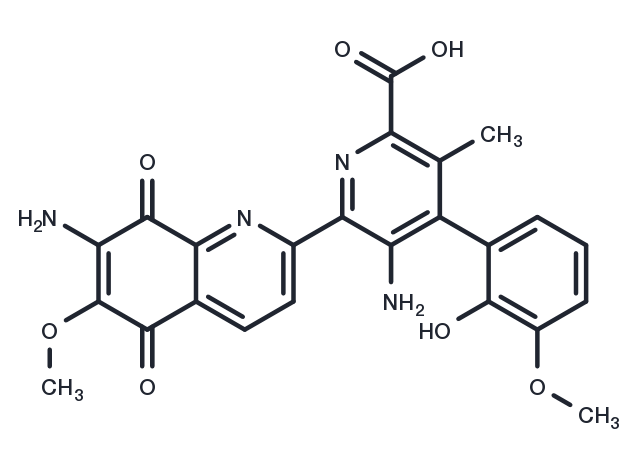 10'-Desmethoxystreptonigrin Chemical Structure