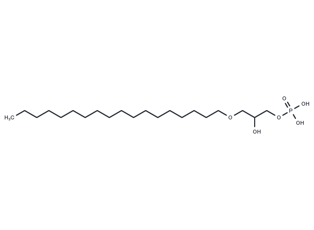 1-Octadecyl Lysophosphatidic Acid Chemical Structure