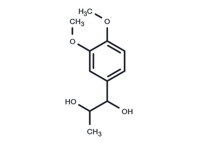 1-(3,4-Dimethoxyphenyl)propane-1,2-diol Chemical Structure