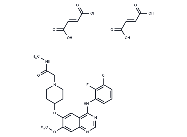 AZD8931 diFuMaric acid Chemical Structure
