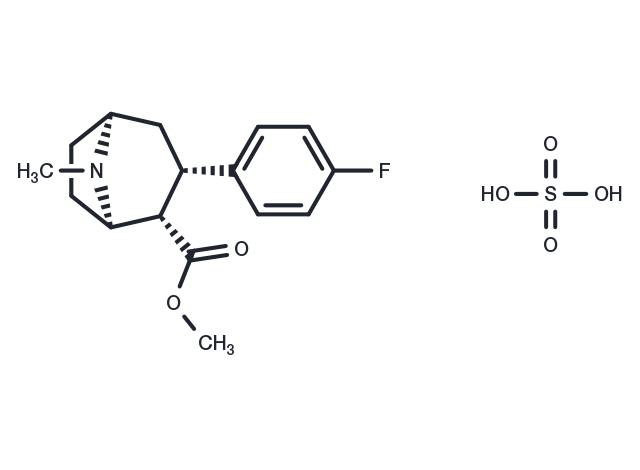 BETA-CFT sulfate Chemical Structure