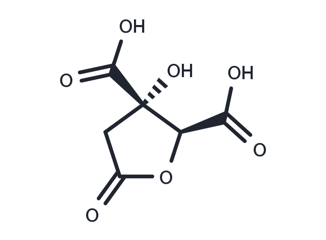 (-)-Hydroxycitric acid lactone Chemical Structure
