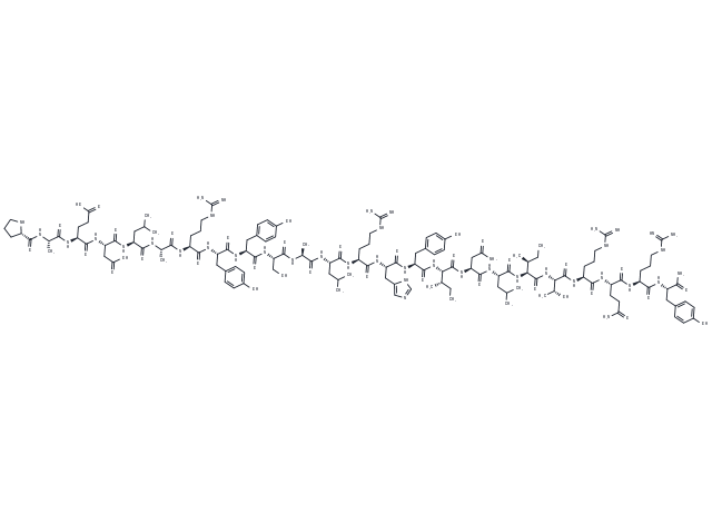Neuropeptide Y 13-36 (porcine) Chemical Structure