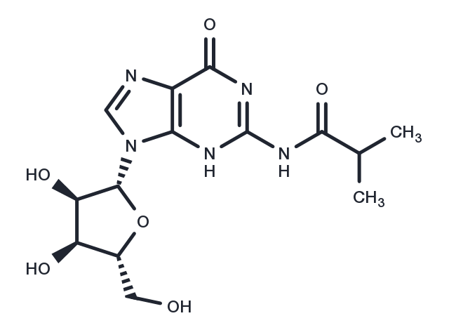 N2-iso-Butyryl   guanosine Chemical Structure