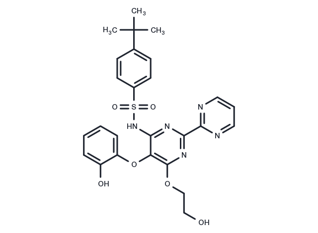 Desmethyl Bosentan Chemical Structure