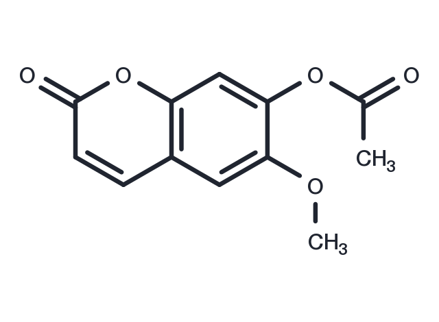 Scopoletin acetate Chemical Structure