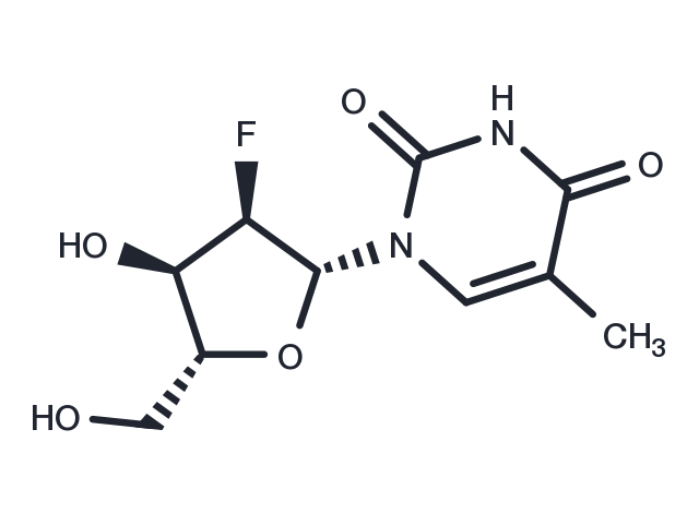 2'-Fluorothymidine Chemical Structure