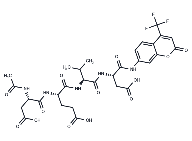 Ac-DEVD-AFC Chemical Structure