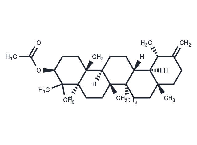 taraxasteryl acetate Chemical Structure