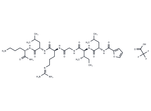 2-Furoyl-LIGRLO-amide TFA(729589-58-6 free base) Chemical Structure