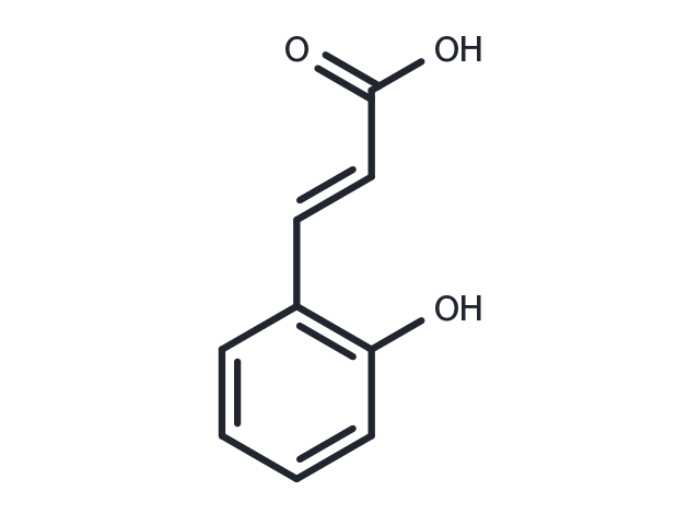 2-Hydroxycinnamic acid Chemical Structure