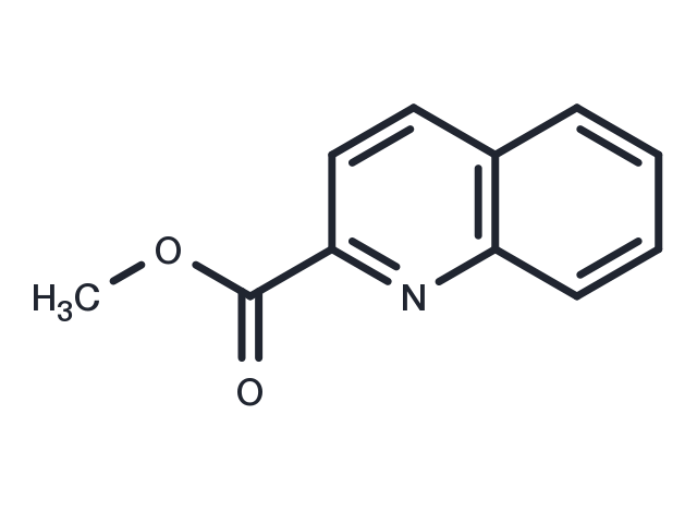 Methyl quinoline-2-carboxylate Chemical Structure