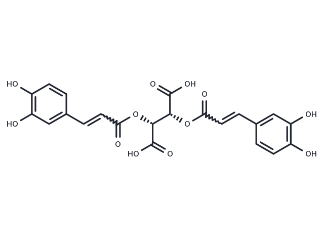 Cichoric Acid Chemical Structure