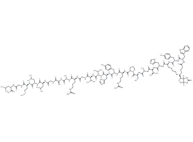 Biotinyl-neuropeptide W-23 (human) Chemical Structure