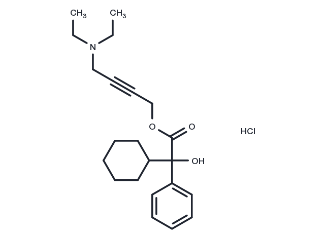 Oxybutynin chloride Chemical Structure