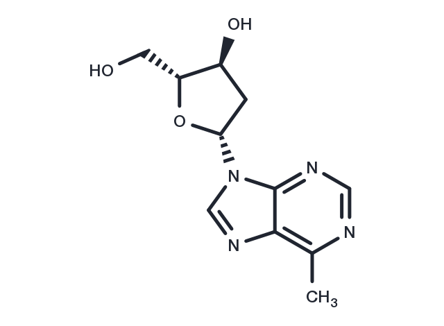 9-(2-Deoxy-β-D-erythropentofuranosyl)-6-methyl-9H-purine Chemical Structure
