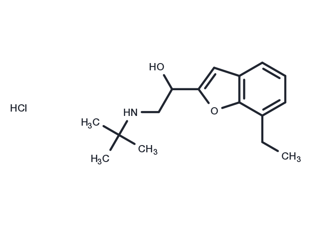 Bufuralol (hydrochloride) Chemical Structure