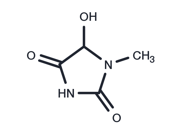 5-Hydroxy-1-methylhydantoin Chemical Structure