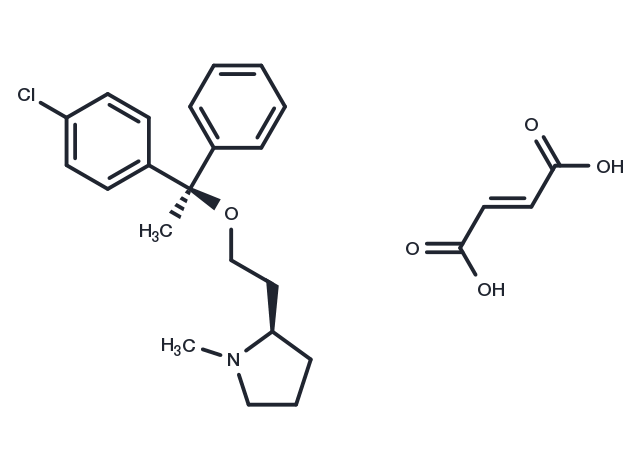 Clemastine fumarate Chemical Structure