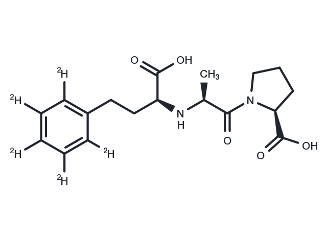 Enalaprilat D5 Chemical Structure