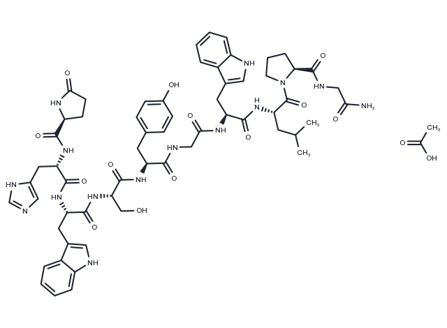 LH-RH, salmon acetate(86073-88-3 free base) Chemical Structure