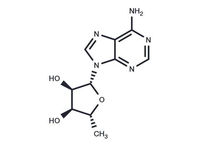 5'-DEOXYADENOSINE Chemical Structure