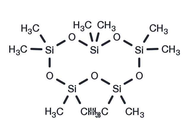 Decamethylcyclopentasiloxane Chemical Structure