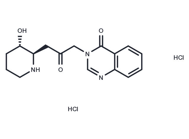 Febrifugine dihydrochloride Chemical Structure