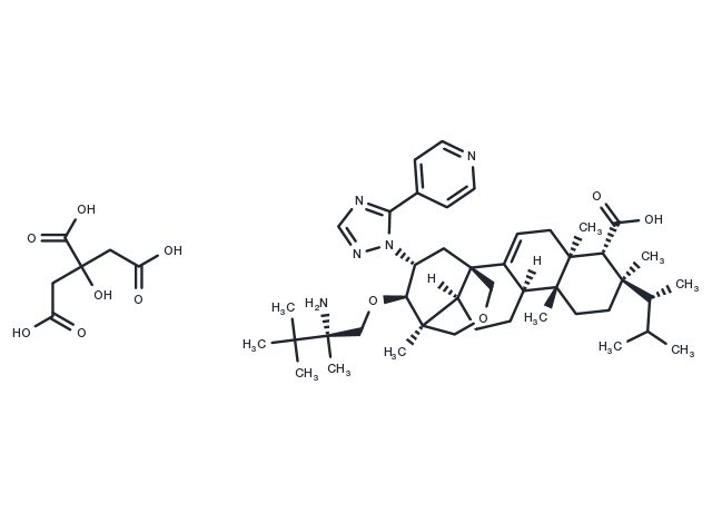 Ibrexafungerp citrate Chemical Structure