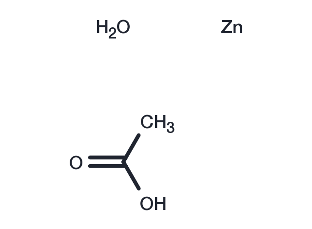 Zinc acetate dihydrate Chemical Structure