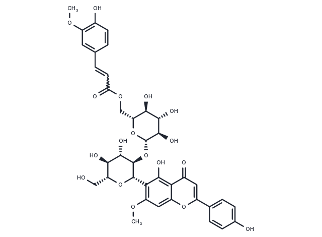 6‴-Feruloylspinosin Chemical Structure
